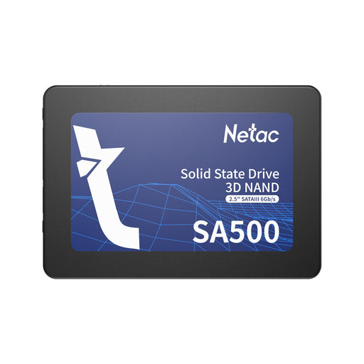 Netac SA500 (NT01SA500-512-S3X) 512GB 2.5 Inch SSD, Sata 3 Interface, Read 520MB/s, Write 450MB/s, 3 Year Warranty - IT Supplies Ltd