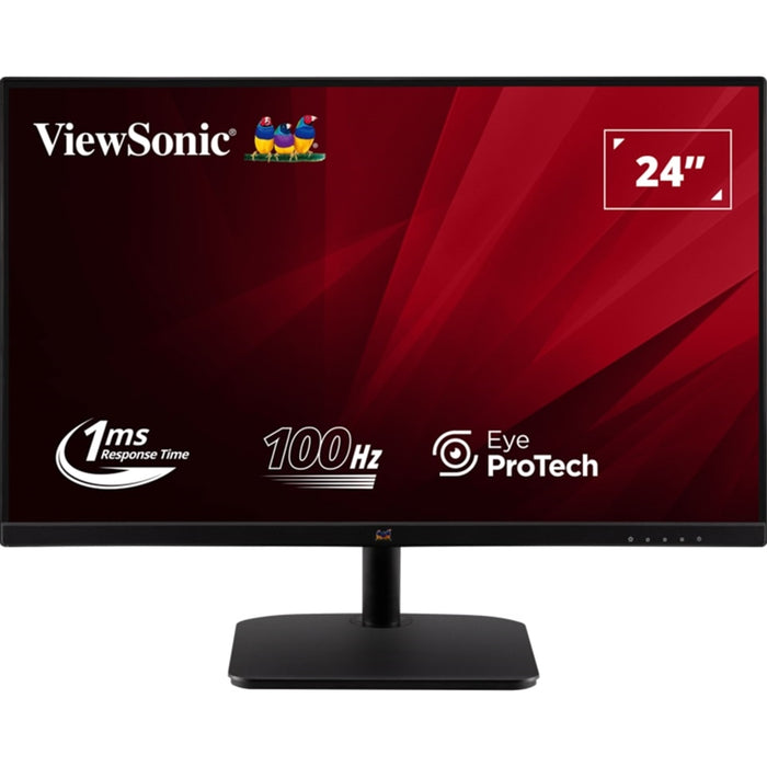 ViewSonic VA2432-H-2 24" IPS Monitor – FHD, 100Hz, 1ms, HDMI/VGA