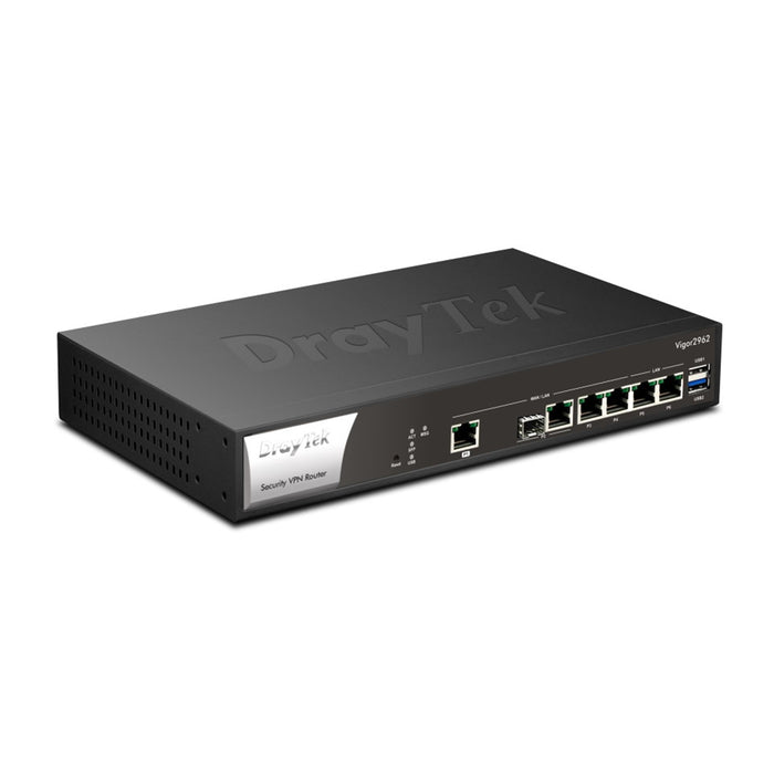 DrayTek V2962-K Vigor 2962 Wired 2.5GbE Dual-WAN Firewall Router and VPN Concentrator - IT Supplies Ltd