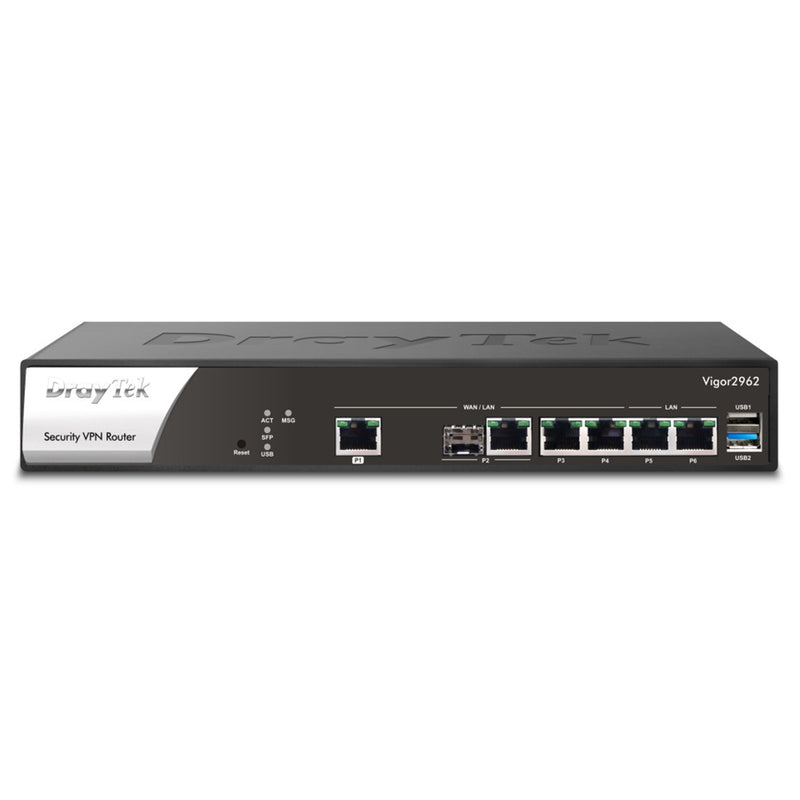 DrayTek Vigor 2962 Dual WAN 2.5GbE VPN Firewall Router