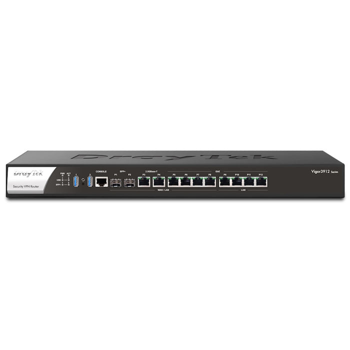 DrayTek V3912-K Vigor 3912 Wired 12.5Gb Enterprise Grade Multi-WAN Firewall Router - IT Supplies Ltd
