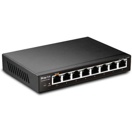 DrayTek VSG1080-K VigorSwitch G1080 8 Port Gigabit Smart Managed Desktop Switch - IT Supplies Ltd