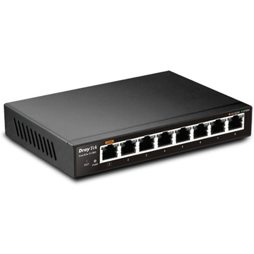 DrayTek VSG1080-K VigorSwitch G1080 8 Port Gigabit Smart Managed Desktop Switch - IT Supplies Ltd