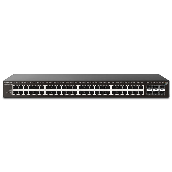 DrayTek VSG2540XS-K VigorSwitch G2540XS 48 Port Fully Managed Layer 2+ Switch with 6x 10GbE SFP Ports - IT Supplies Ltd