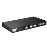 DrayTek VigorSwitch P1282 24-Port Gigabit PoE+ Smart Managed Switch - IT Supplies Ltd