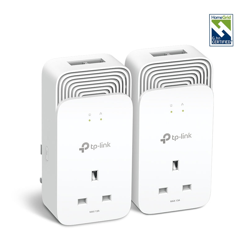 TP-Link PG2400P KIT G.hn2400 Powerline Kit with Passthrough