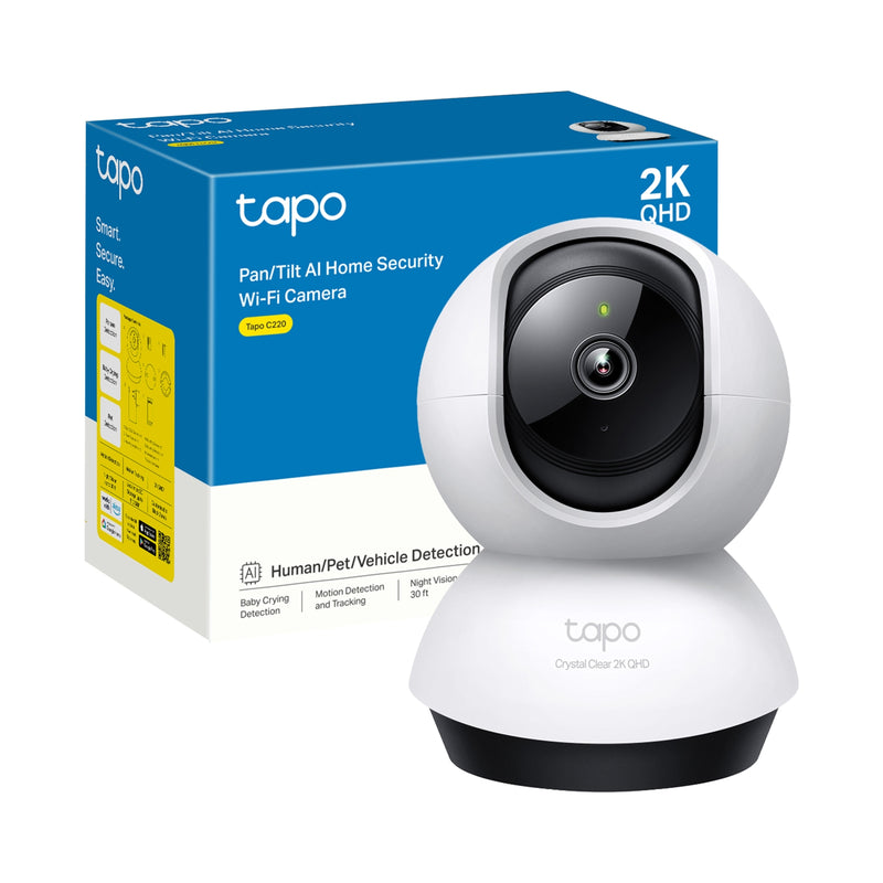 TP-Link Tapo C220 2K Pan Tilt AI WiFi Security Camera