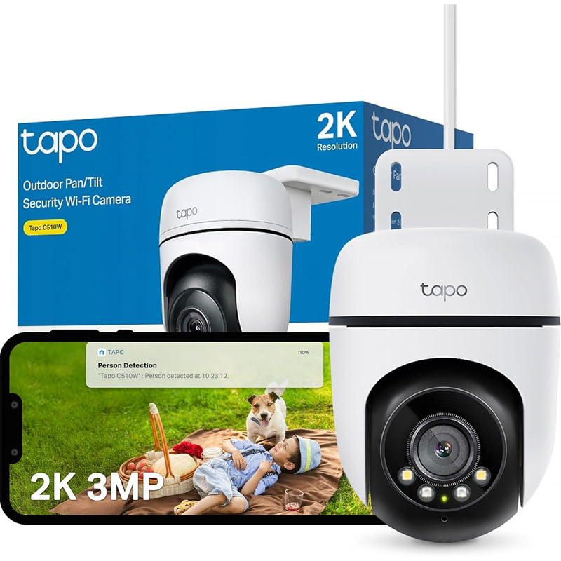 TP-Link Tapo C510W 2K Outdoor Pan Tilt WiFi Security Camera