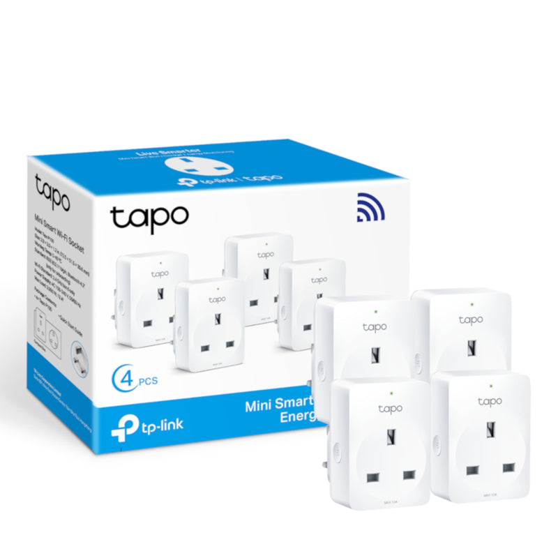TP-Link Tapo P110 Smart WiFi Plug with Energy Monitoring 4 Pack