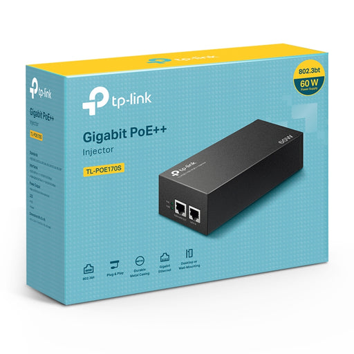 TP-Link TL-POE170S 60W PoE++ Injector - IT Supplies Ltd