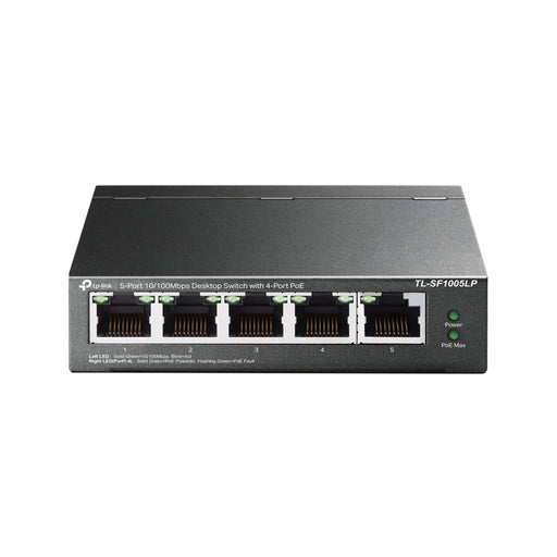 TP-Link TL-SF1005LP 5-Port Gigabit Desktop Switch with 4-Port PoE+ - IT Supplies Ltd