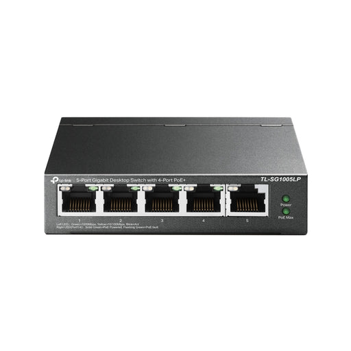 TP-Link TL-SG1005LP 5-Port Gigabit Desktop Switch with 4-Port PoE+ Switch - IT Supplies Ltd