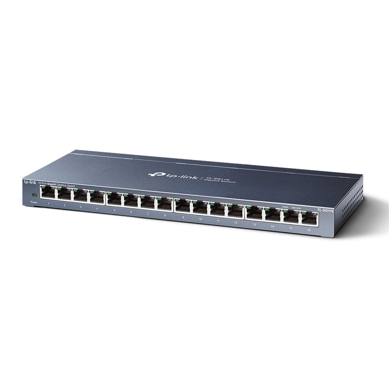 TP-Link TL-SG116 | 16-Port Gigabit Desktop Network Switch - IT Supplies Ltd