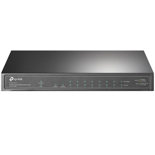 TP-Link TL-SG1210P 10-Port Gigabit Desktop Switch with 8-Port PoE+ - IT Supplies Ltd