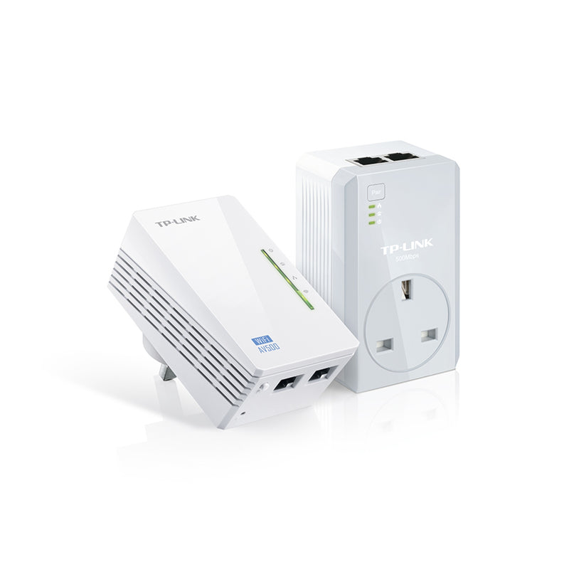 TP-Link TL-WPA4220 TKIT AV600 Powerline Wi-Fi Kit 3 Pack Network Extender