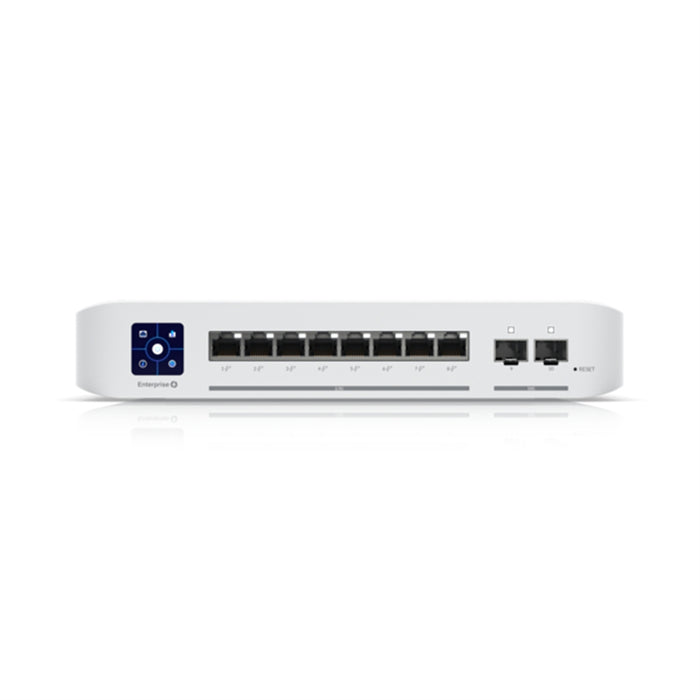 Ubiquiti UniFi Enterprise 8 PoE Managed Layer 3 Switch – 2.5GbE & 10G SFP+