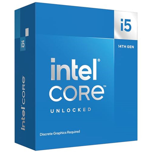 Intel Core i5 14600KF 2.5GHz 14 Core LGA 1700 Raptor Lake Processor, 20 Threads, 5.3GHz Boost, No Graphics - IT Supplies Ltd