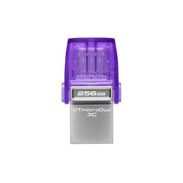 Kingston 256GB USB-C/USB-A Flash Drive – 200MB/s OTG, Dual Connector