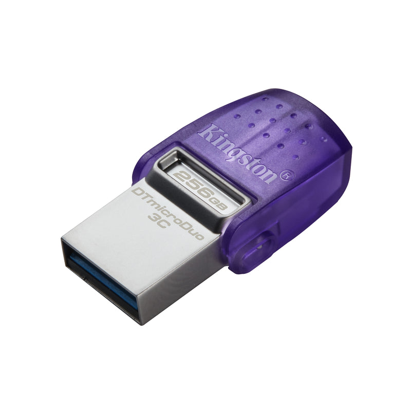 Kingston 256GB USB-C/USB-A Flash Drive – 200MB/s OTG, Dual Connector