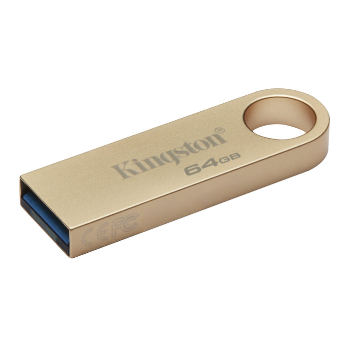 Kingston DataTraveler SE9 G3 64GB USB 3.2 Flash Drive Gold