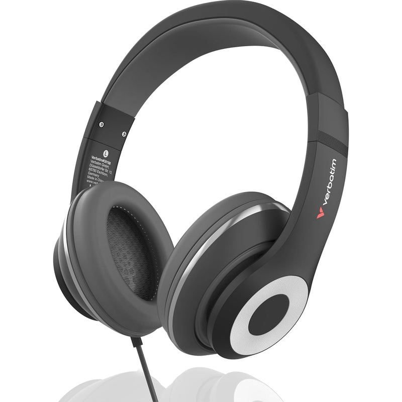 Verbatim TruSound USB-C Over-Ear Headset with Microphone Black