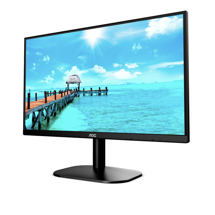 AOC 22B2H/EU 21.5 Inch Frameless Monitor, Full HD, Widescreen, VGA, HDMI, 4ms, 75Hz, VESA, Tilt - IT Supplies Ltd