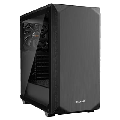 be quiet! Pure Base 500 Window Mid Tower Case 2 x Pure Wings 2 140mm Black PWM Fans Included, Black - IT Supplies Ltd