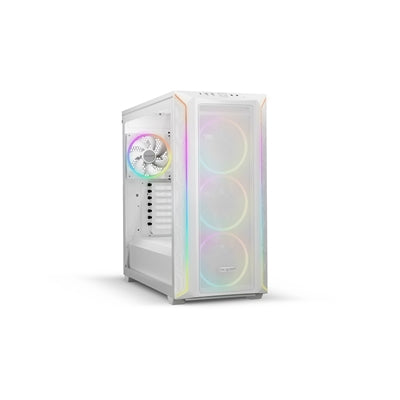 be quiet! Shadow Base 800 FX White Mid Tower Chassis, Addressable RGB LEDs, 4x 140mm Fans, mITX/mATX/ATX/EATX - IT Supplies Ltd