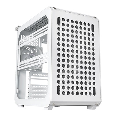 Cooler Master Qube 500 Flatpack, White, Modular Mid-Tower w/ Tempered Glass Window, E-ATX/ATX/MicroATX/Mini-ITX - IT Supplies Ltd
