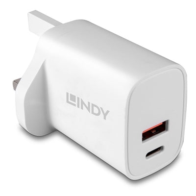 LINDY 73416 20W USB Type A & C Charger - IT Supplies Ltd