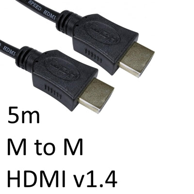 HDMI 1.4 (M) to HDMI 1.4 (M) 5m Black OEM Display Cable - IT Supplies Ltd