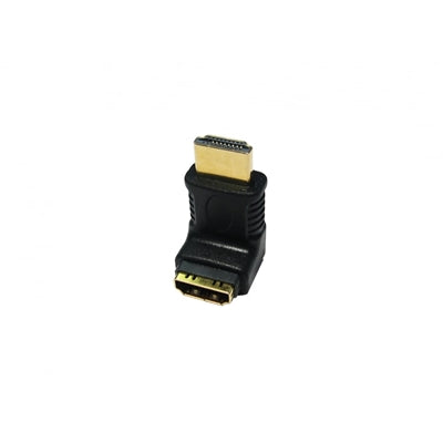 HDMI right angled male to female adapter, due to the position of the HDMI port it can make 270 on some devices - IT Supplies Ltd