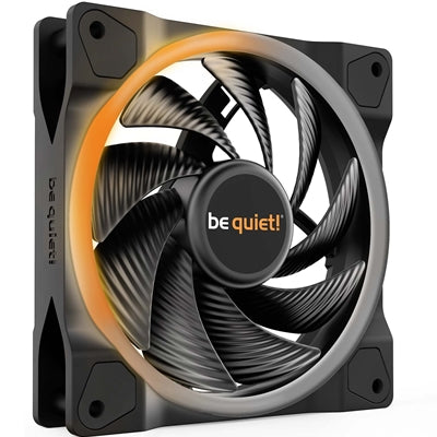 be quiet! Light Wings PWM High Speed Addressable RGB Fan, 120mm, 2500RPM, 4-Pin PWM Fan & 3-Pin ARGB Connectors - IT Supplies Ltd