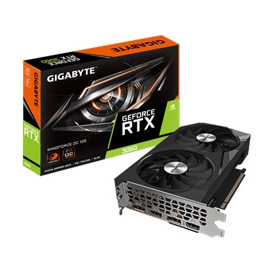 Gigabyte Nvidia GeForce RTX 3060 WINDFORCE OC 12GB V2 LHR Dual Fan Graphics Card - IT Supplies Ltd