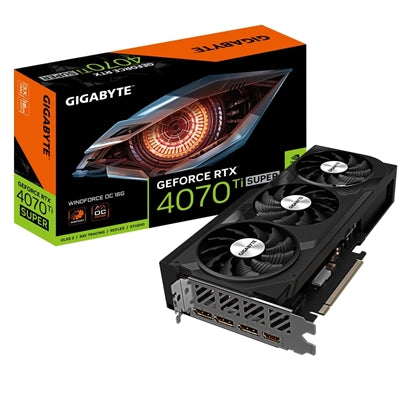 Gigabyte Nvidia GeForce RTX 4070 Ti SUPER WINDFORCE OC 12GB Graphics Card - IT Supplies Ltd