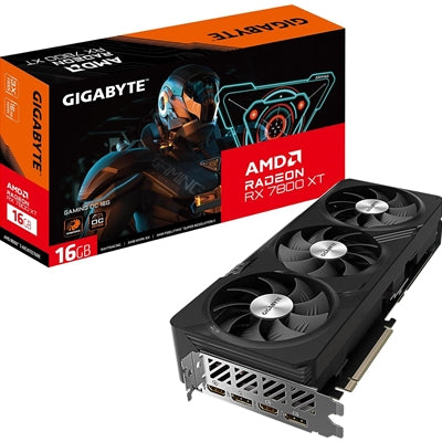 GIGABYTE Radeon RX 7800 XT Gaming OC 16G 3X WINDFORCE Fans 16GB Graphics Card - IT Supplies Ltd