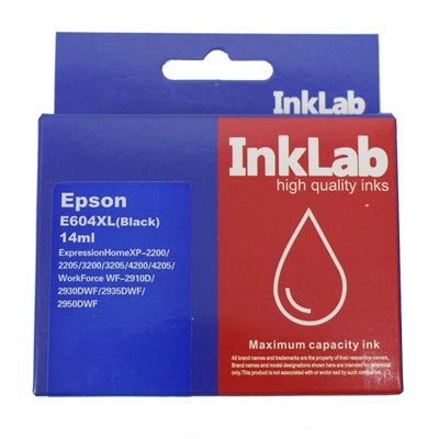 InkLab 604 Epson Compatible Black Replacement Ink - IT Supplies Ltd