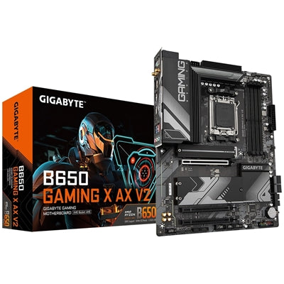 Gigabyte B650 GAMING X AX, AMD Socket AM5, 1x PCIe 4.0 x16, 2x PCIe 3.0 x1, 2x M.2 2280, WiFi 6E, Realtek 2.5GbE LAN, HDMI/DisplayPort - IT Supplies Ltd