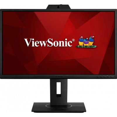 Viewsonic VG2440V 23 Inch Full HD IPS Monitor, Widescreen, 60Hz, 5ms, VGA, HDMI, DisplayPort, Speakers, Wecam, Height Adjustable - IT Supplies Ltd