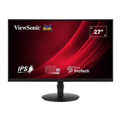 ViewSonic VG2708A 27 Inch IPS Monitor, Full HD, 5ms, 100Hz, USB Hub, Display Port, HDMI, VGA, Height Adjust, Swivel, Pivot, Speakers - IT Supplies Ltd