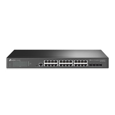 TP-Link TL-SG3428 JetStream 24-Port Smart Managed Rackmount Gigabit Switch w/ 4 x 1G SFP Ports - IT Supplies Ltd