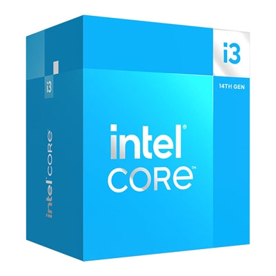 Intel Core i3 14100 4 Core Processor 8 Threads, 3.5GHz up to 4.7GHz Turbo Raptor Lake Refresh Socket LGA 1700 12MB Cache, Maximum Turbo Power 110W, Non Overclockable - IT Supplies Ltd