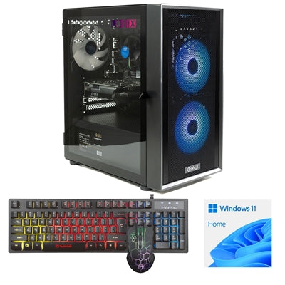 LOGIX Intel i5-10400F 6 Core 12 Threads, 2.90GHz (4.30GHz Boost), 16GB DDR4 RAM, 1TB NVMe M.2, 80 Cert PSU, GTX1650 4GB Graphics, Windows 11 home installed + FREE Keyboard &amp; Mouse - Prebuilt System - Full 3-Year Parts &amp; Collection Warranty - IT Supplies Ltd