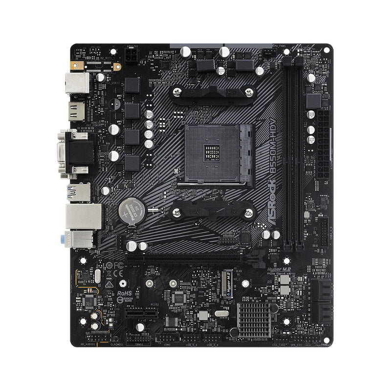 ASRock B550M-HDV AMD Socket AM4 Micro ATX HDMI/VGA/DVI-D M.2 USB 3.2 Gen1 Motherboard - IT Supplies Ltd