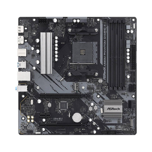 ASRock B550M Phantom Gaming 4 AMD Socket AM4 HDMI/DIsplayPort Micro ATX USB 3.2 Gen1 Motherboard - IT Supplies Ltd