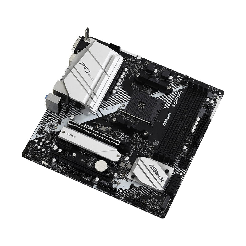 ASRock B550M Pro4 AMD Socket AM4 Micro ATX HDMI/DisplayPort/VGA Dual M.2 USB C 3.2 Motherboard - IT Supplies Ltd