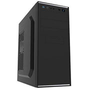 CiT Jet Stream Mid Tower 1 x USB 3.0 / 1 x USB 2.0 Black & Silver Case with 500W PSU - IT Supplies Ltd