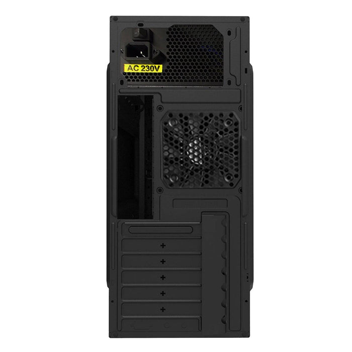 CiT Jet Stream Mid Tower 1 x USB 3.0 / 1 x USB 2.0 Black & Silver Case with 500W PSU - IT Supplies Ltd