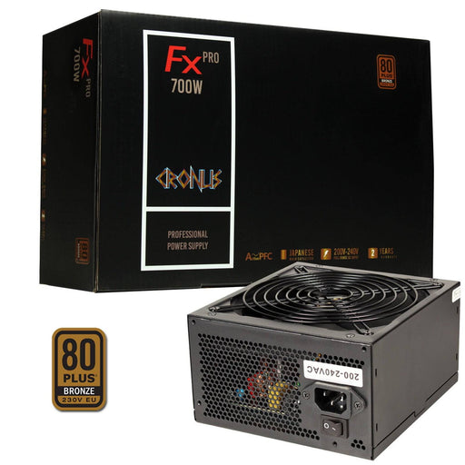CRONUS 700ATV FX PRO 700W 140mm Silent Cooling Fan 80 PLUS Bronze PSU - IT Supplies Ltd