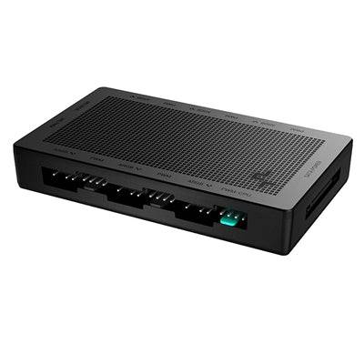 DeepCool SC790 2-in-1 Addressable RGB & PWM Fan Hub, 6-Port, Connect up to 6 PWM ARGB 3-Pin Fans Simultaneously While Occupying Minimal Motherboard Headers, Magnetic for Easy Installation - IT Supplies Ltd